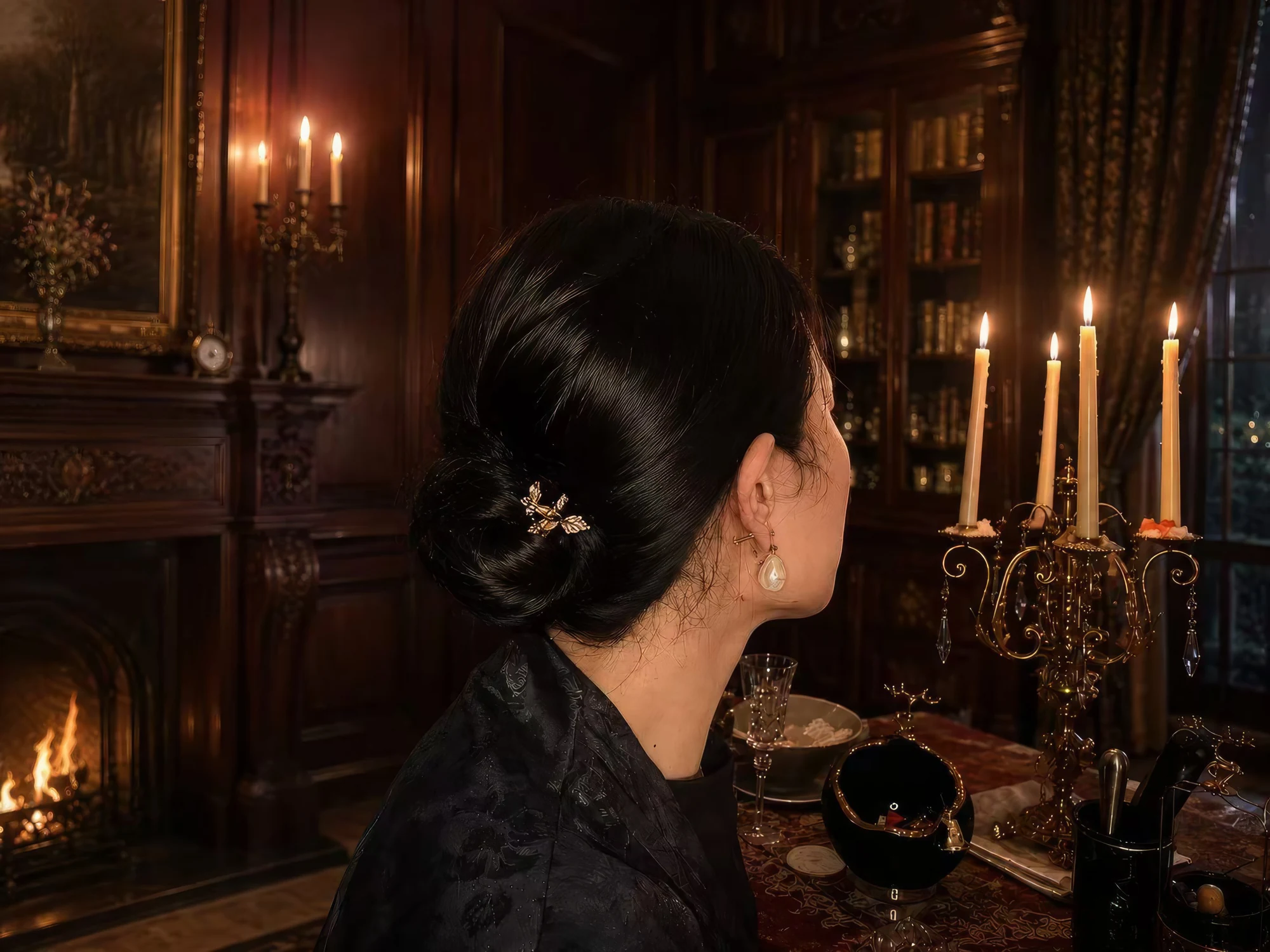 Lachesis Laval 背影肖像